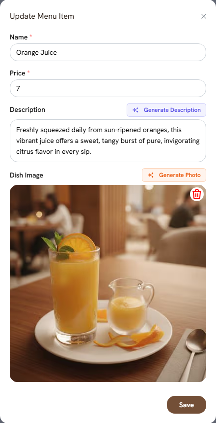 Fresh Orange Juice